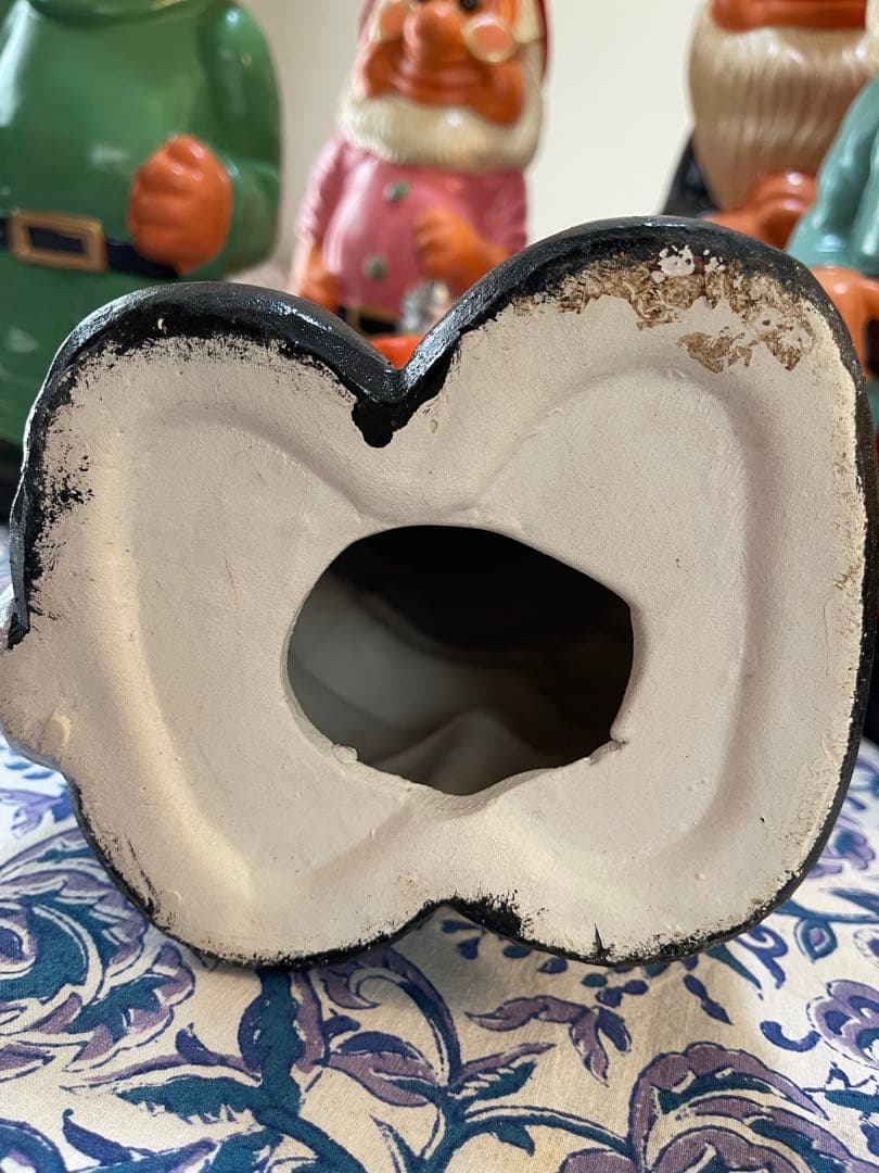 未使用品 七人の小人 陶器の置物