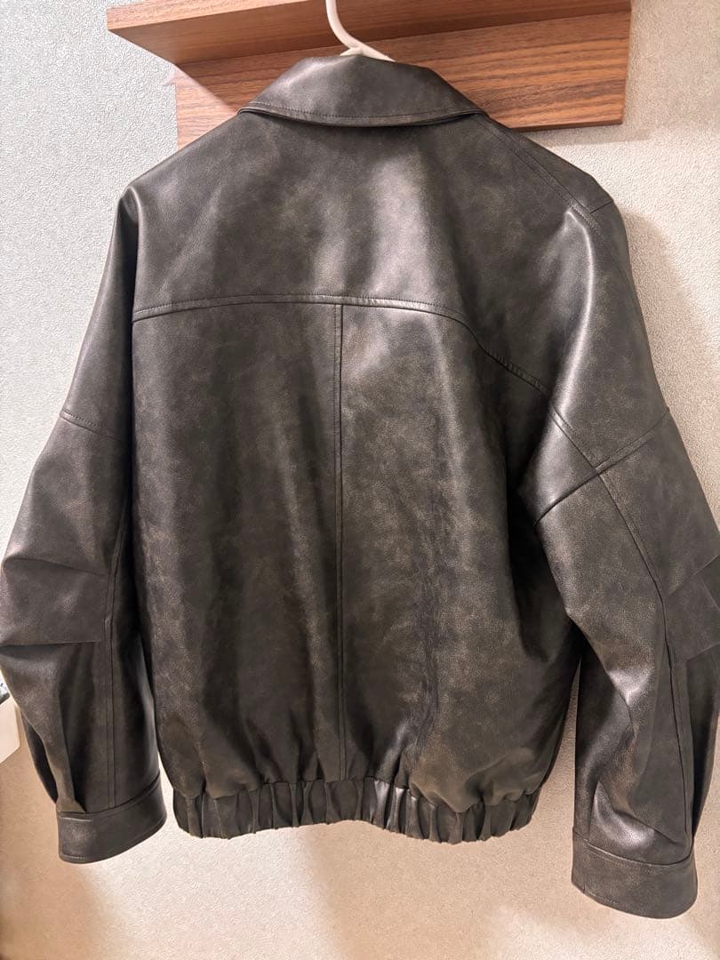 murua フェイクレザージャケット