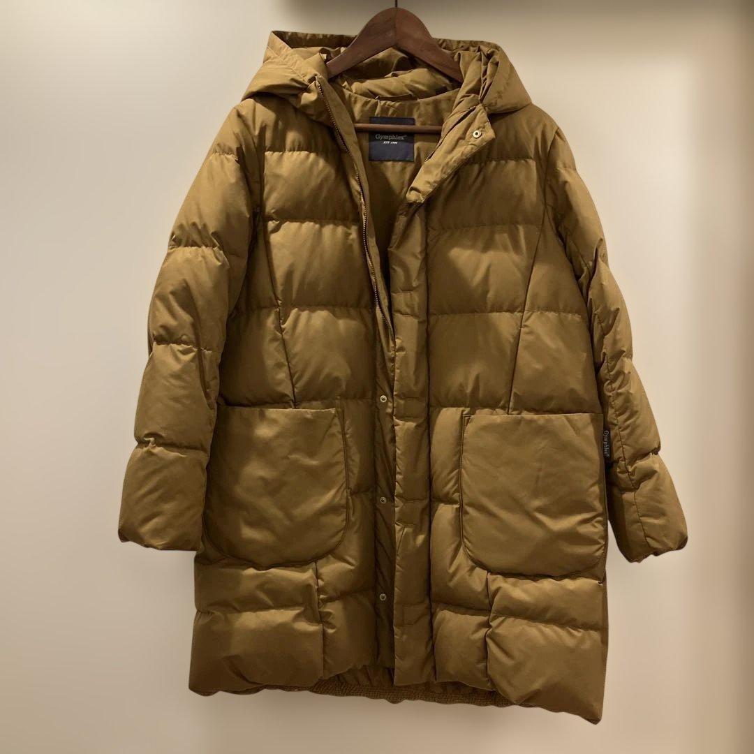 Gymphlex ナチュラルダウンジャケット ブラウン