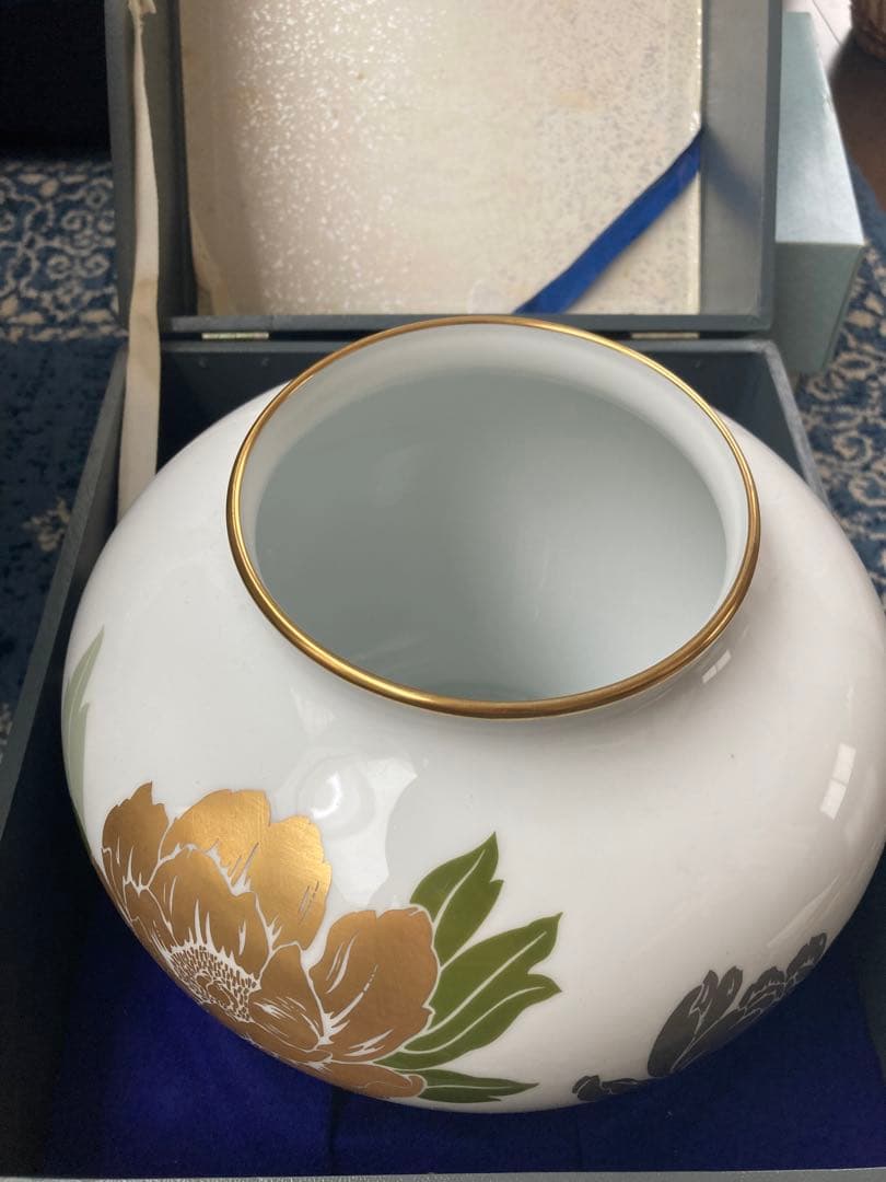 大倉陶園花瓶　花器　箱あり