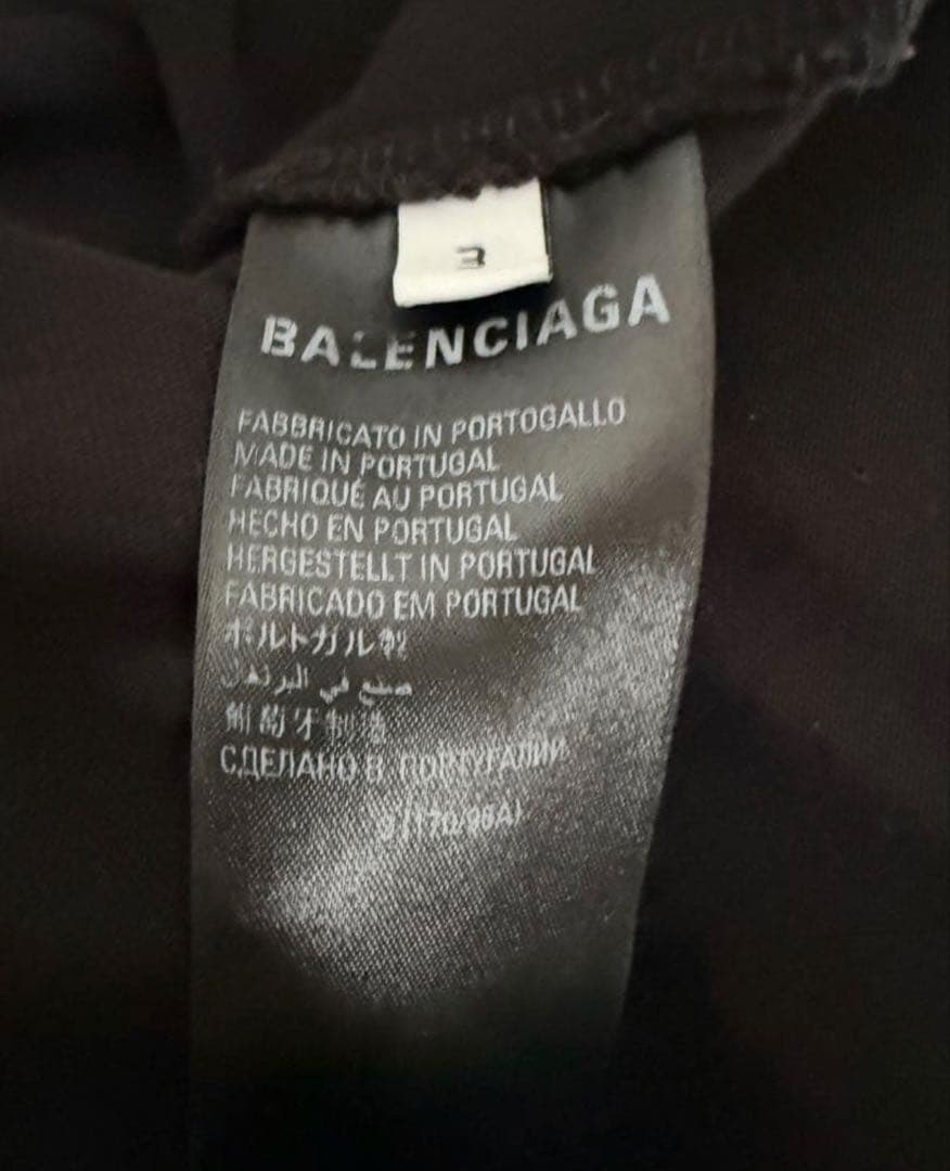 正規品 balenciaga adidas long sleeve ロンT 長袖