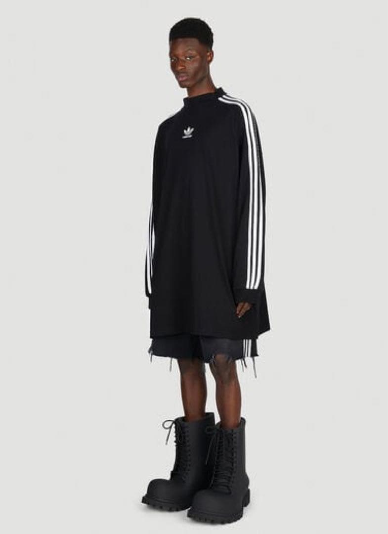 正規品 balenciaga adidas long sleeve ロンT 長袖