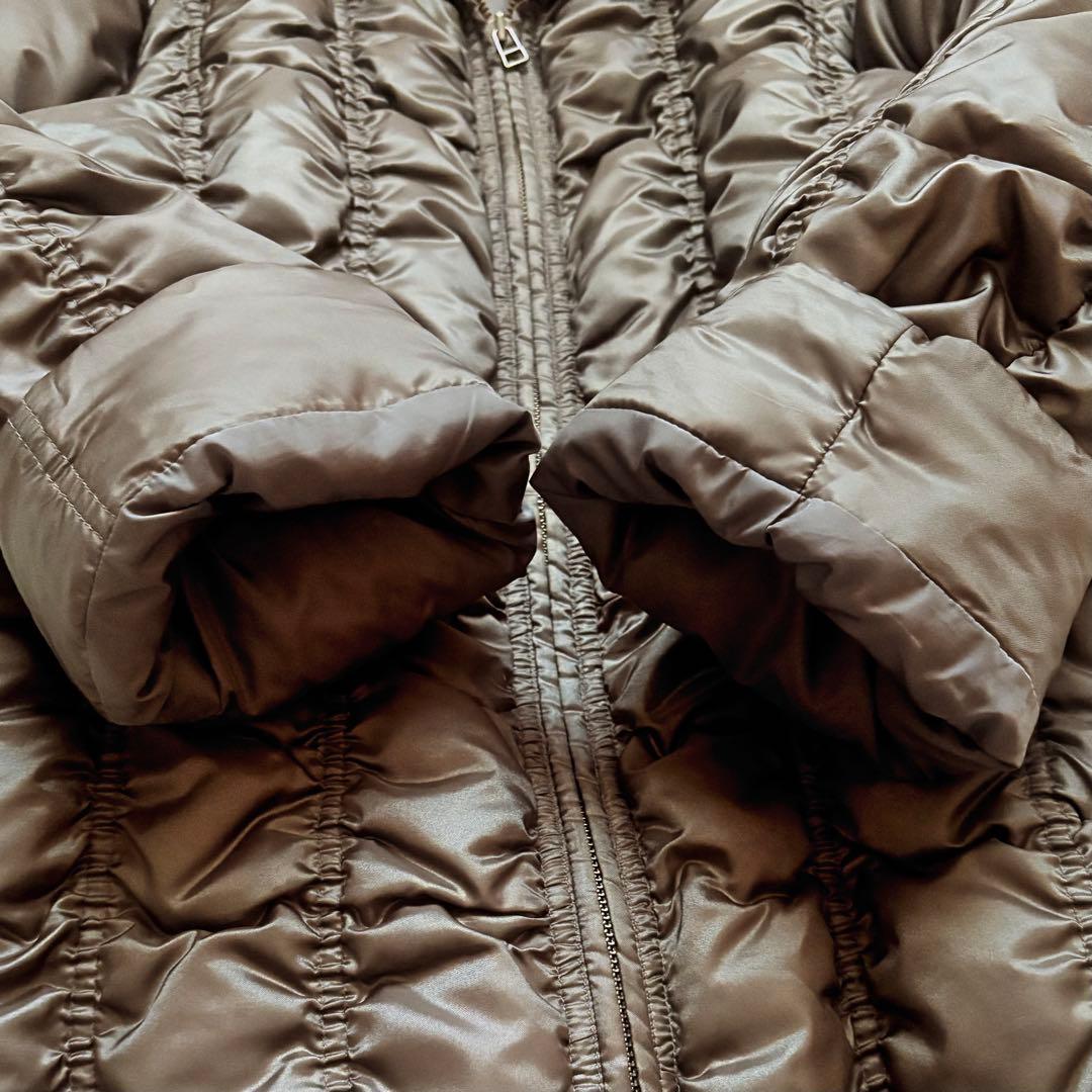 【大きいサイズ】23区　洗える　ダウン　ジャケット　キルティング　ダブルジップ