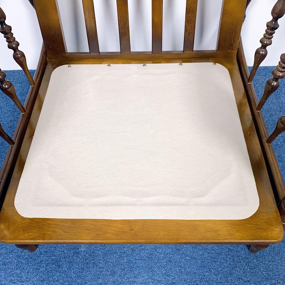 【稀少】karimoku カリモク アームチェア コロニアル フリージアグリーン