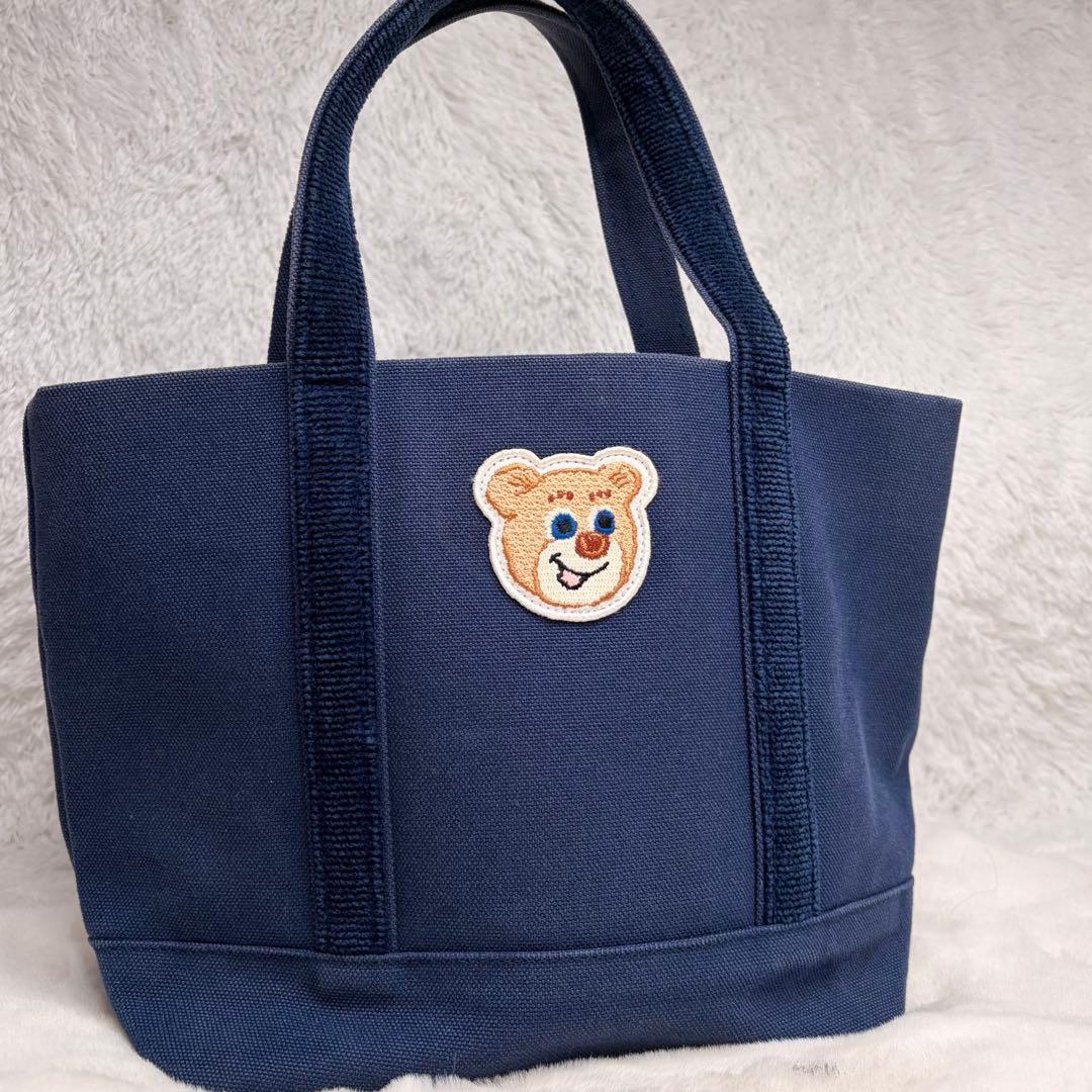 LOVERARY BY FEILER オールドテディ ワッペントートバッグ 小