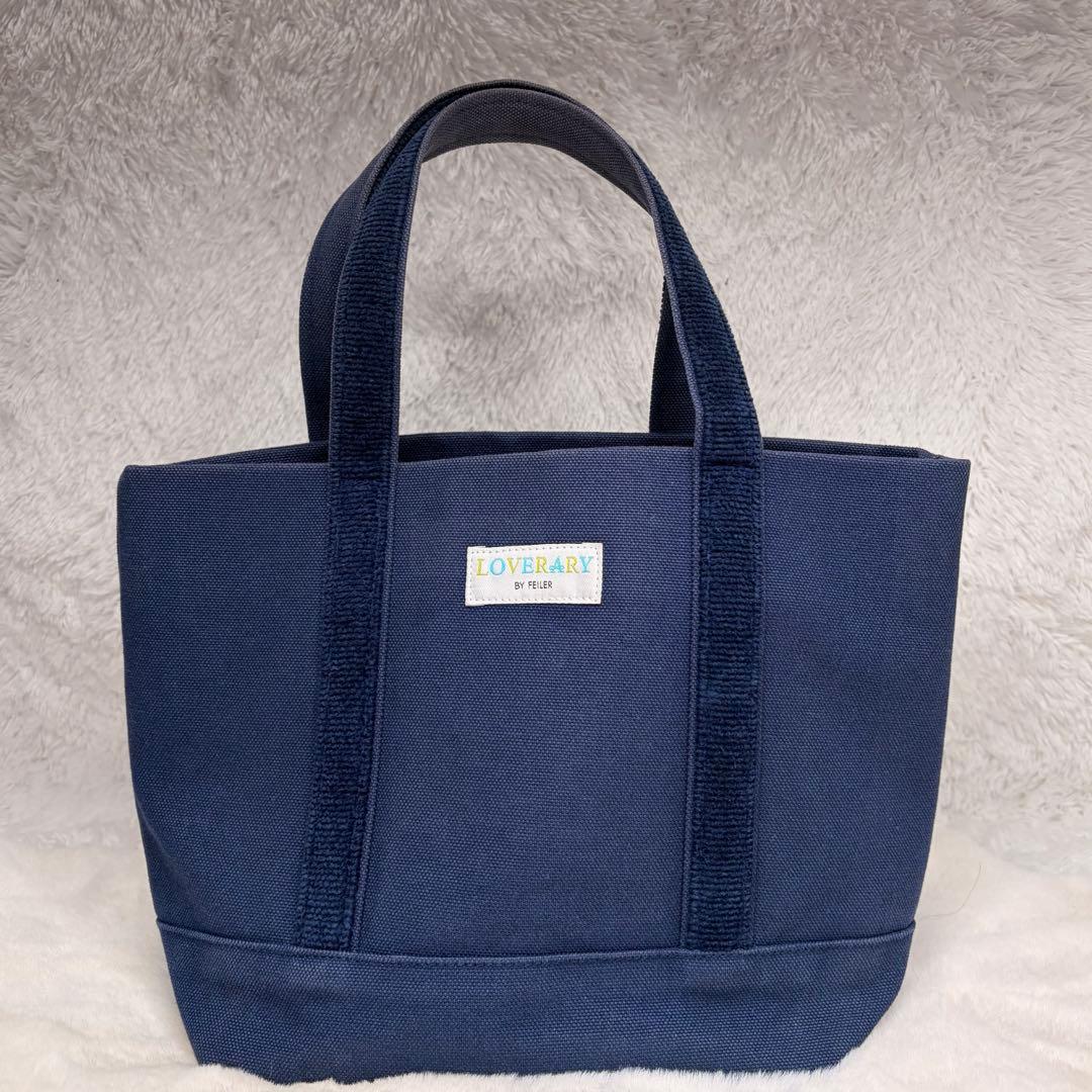 LOVERARY BY FEILER オールドテディ ワッペントートバッグ 小