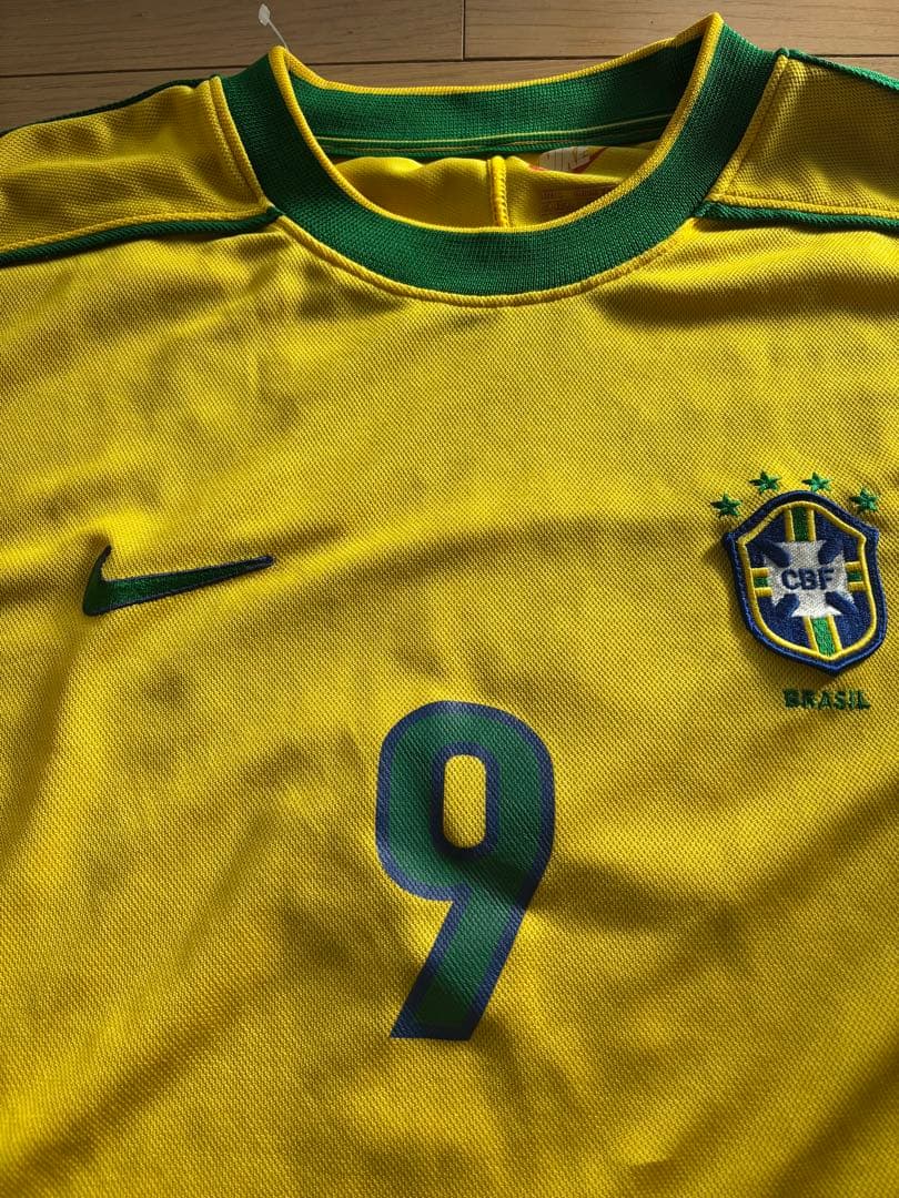 NIKE ブラジル代表 ユニフォーム ロナウド 9番 1998年　L UK製