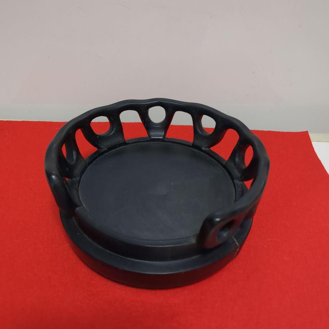 煎茶道具 急須台 黒檀