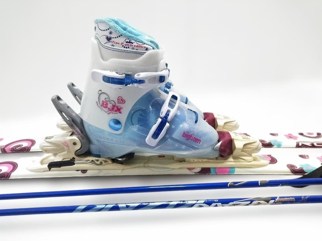 レディーススキー4点セット ロシニョール LOLITA 140cmブーツ24cm