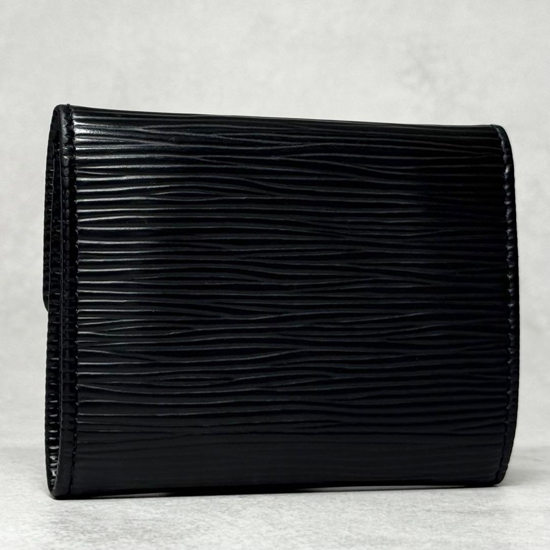 最高峰 激レア ルイヴィトン エピ ノワール ポルトモネサーンプル ケース