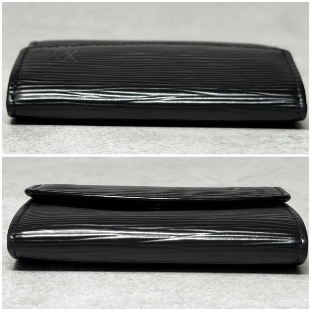 最高峰 激レア ルイヴィトン エピ ノワール ポルトモネサーンプル ケース