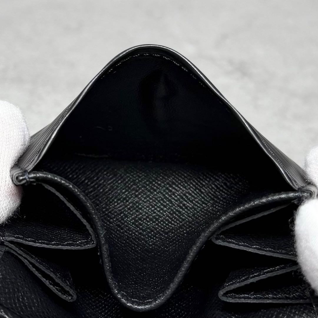 最高峰 激レア ルイヴィトン エピ ノワール ポルトモネサーンプル ケース