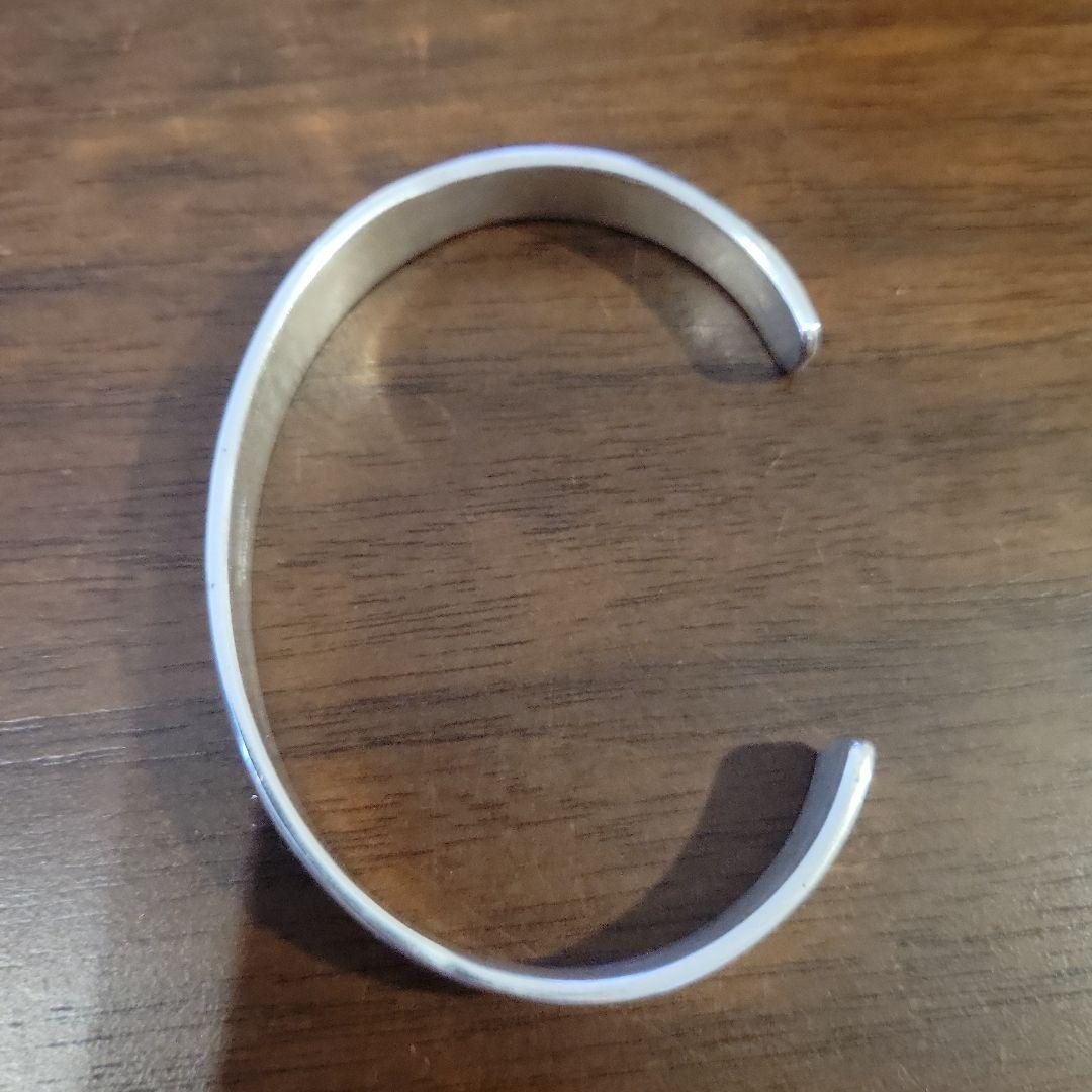 ナバホ族 Bruce Morgan スタンプワーク バングル