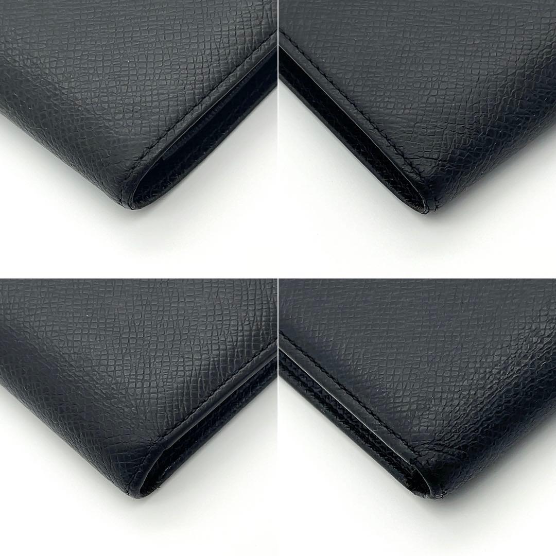 【極美品】ルイヴィトン タイガ 二つ折り財布 黒 ブラック メンズ