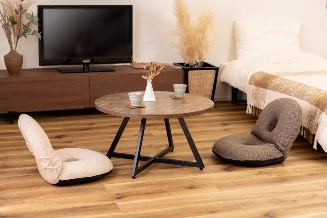 プランターカバー ラタン 木製 室内 おしゃれ 足付き GUY-924 N01