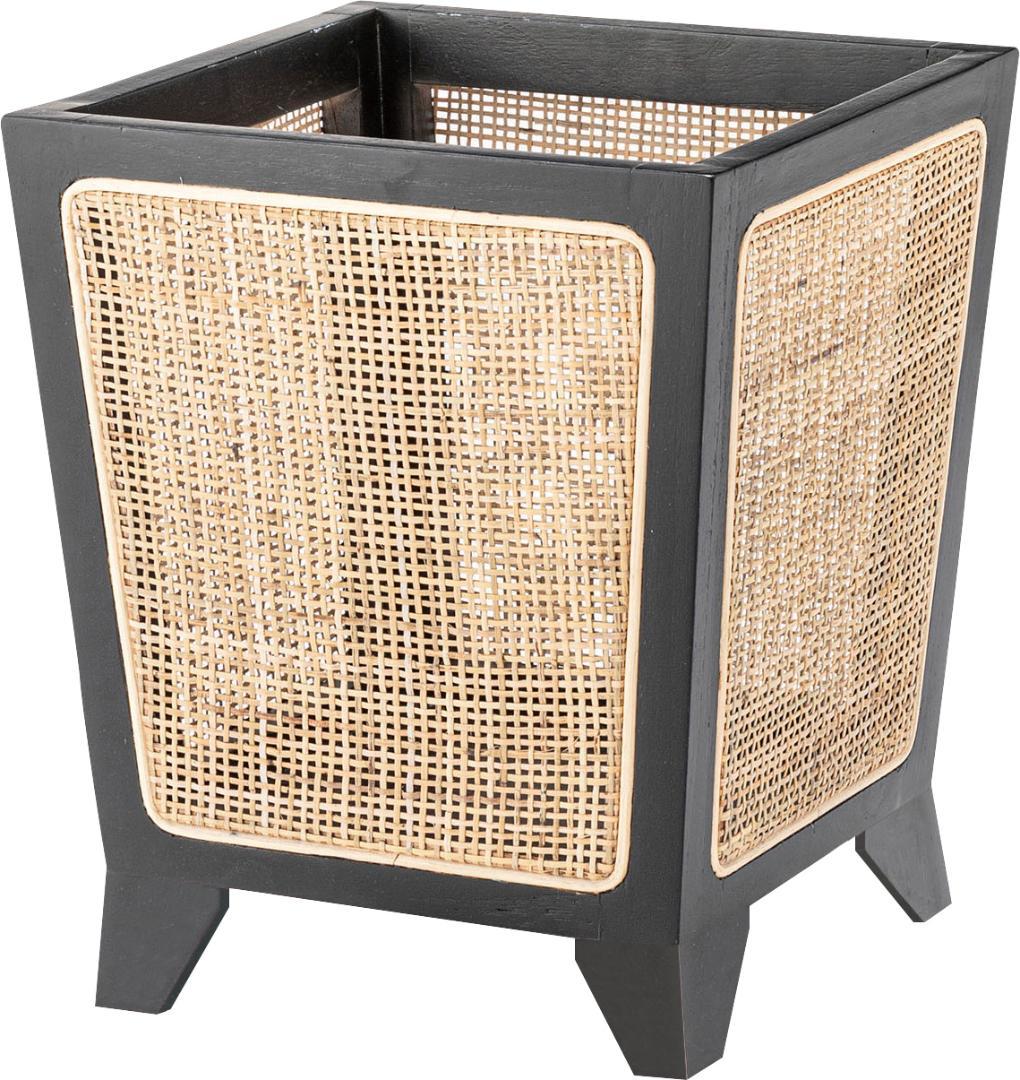 プランターカバー ラタン 木製 室内 おしゃれ 足付き GUY-924 N01