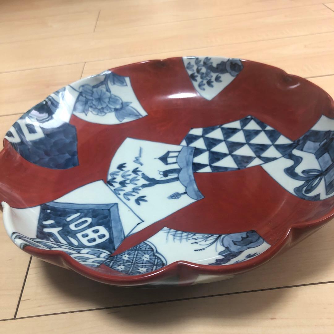 有田焼　陶祥窯　飾皿　晴れの日　希少　お正月　特大大皿