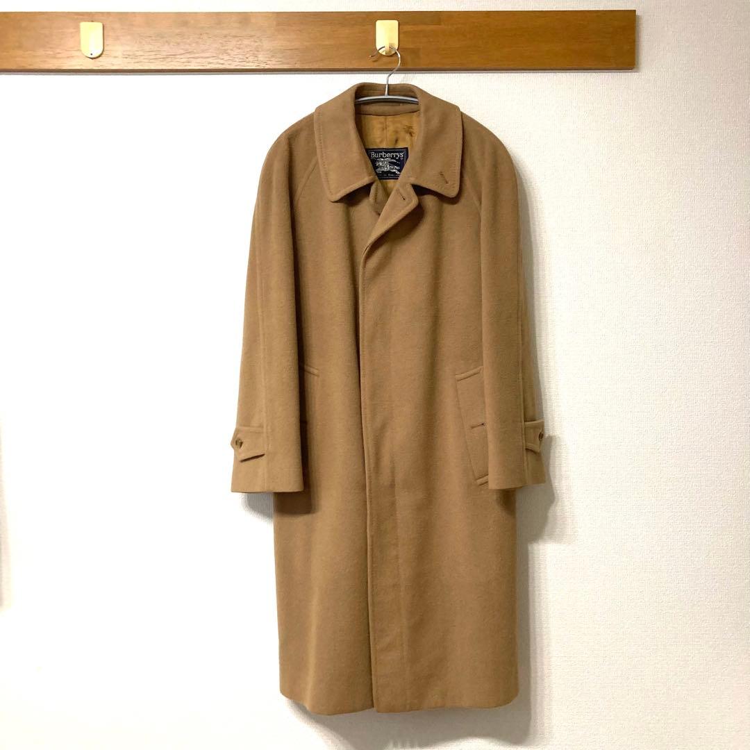 【美品】80s BURBERRYカシミヤ コート