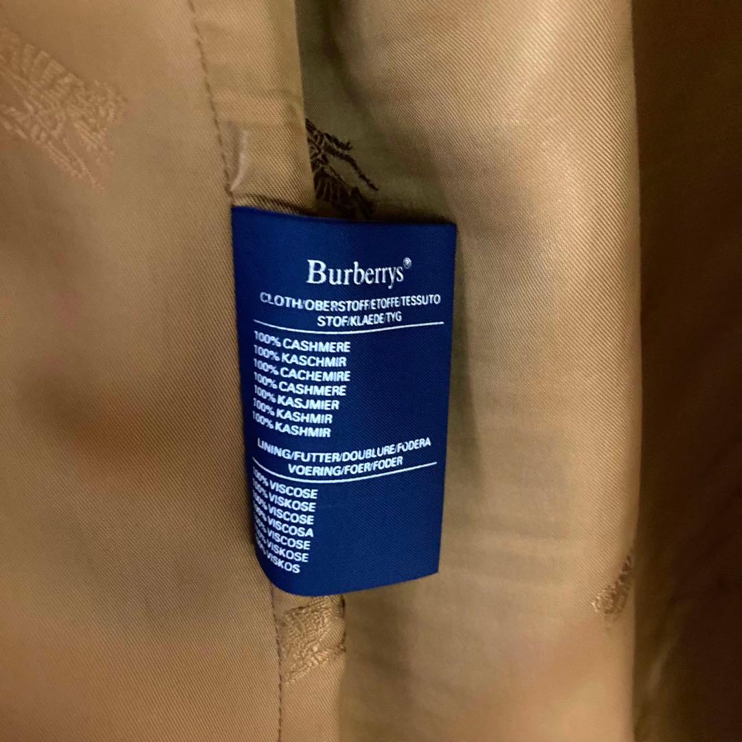 【美品】80s BURBERRYカシミヤ コート