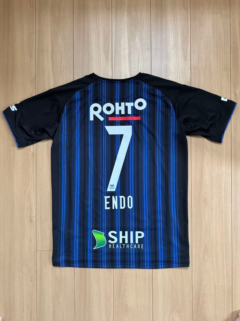 ジ*ウ様 ガンバ大阪　2020 オーセンティック 遠藤保仁　マーキング入り　ユニ