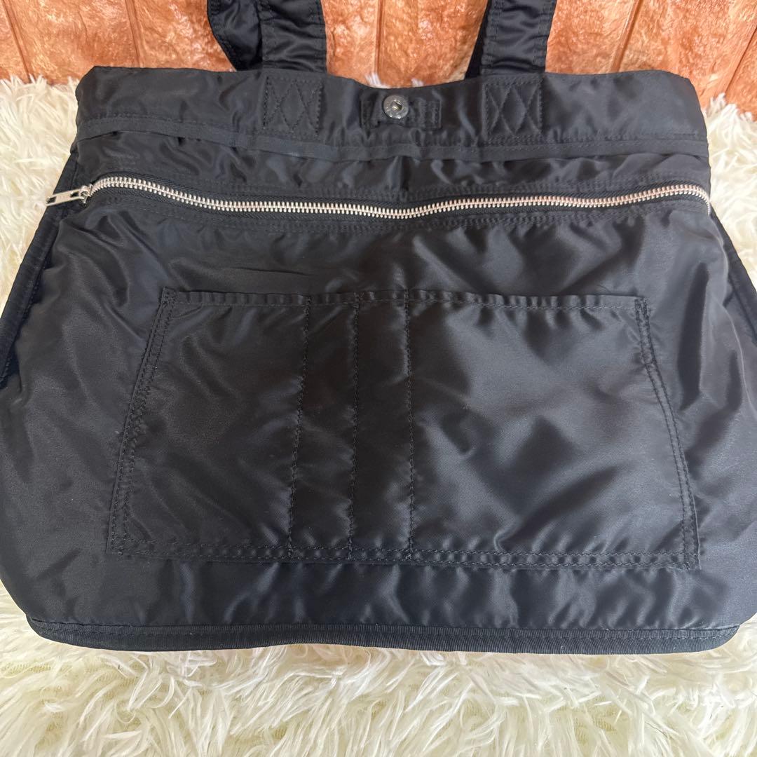 希少 ポーター タンカー トートバッグ ブラック ナイロン A4収納 肩掛け