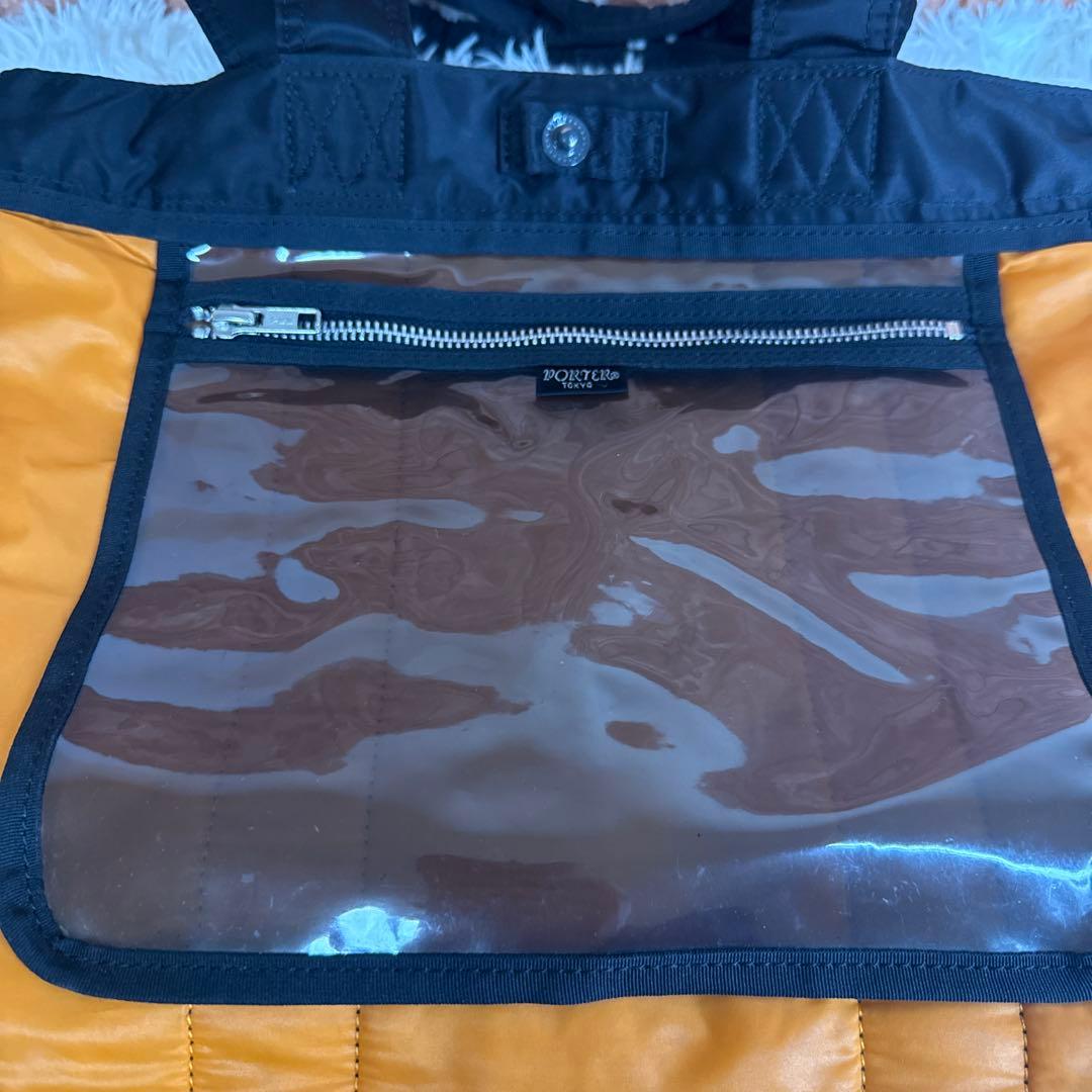 希少 ポーター タンカー トートバッグ ブラック ナイロン A4収納 肩掛け