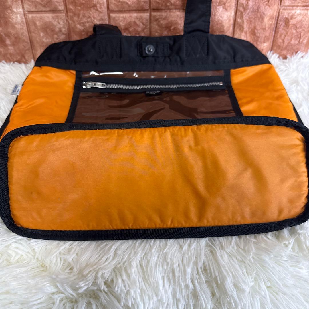 希少 ポーター タンカー トートバッグ ブラック ナイロン A4収納 肩掛け