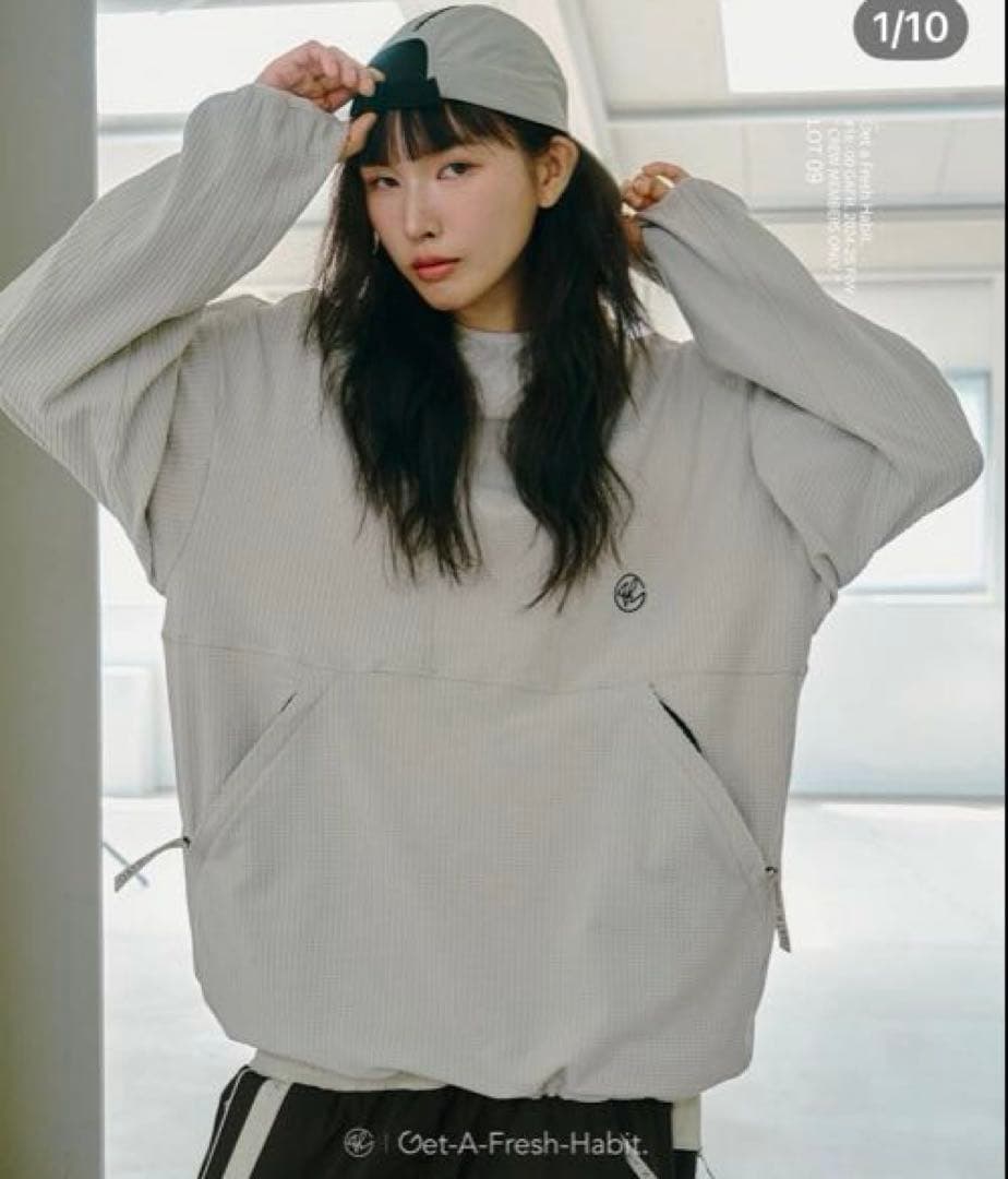 韓国スノボウェアブランドGAFHのフーディー ジャケット　サイズL