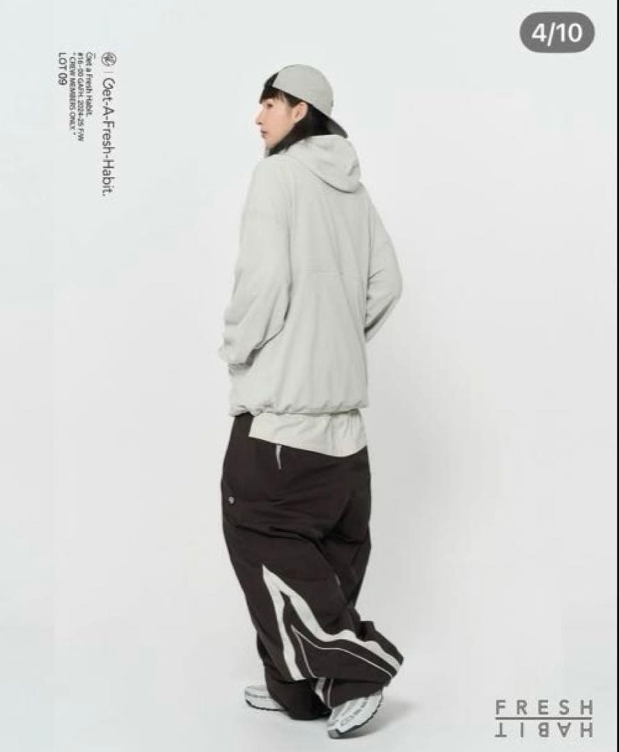 韓国スノボウェアブランドGAFHのフーディー ジャケット　サイズL