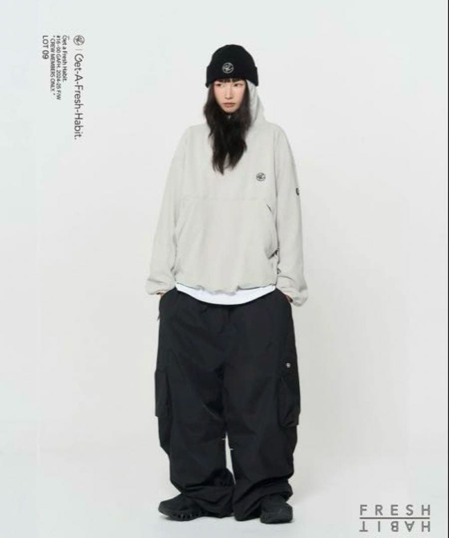 韓国スノボウェアブランドGAFHのフーディー ジャケット　サイズL