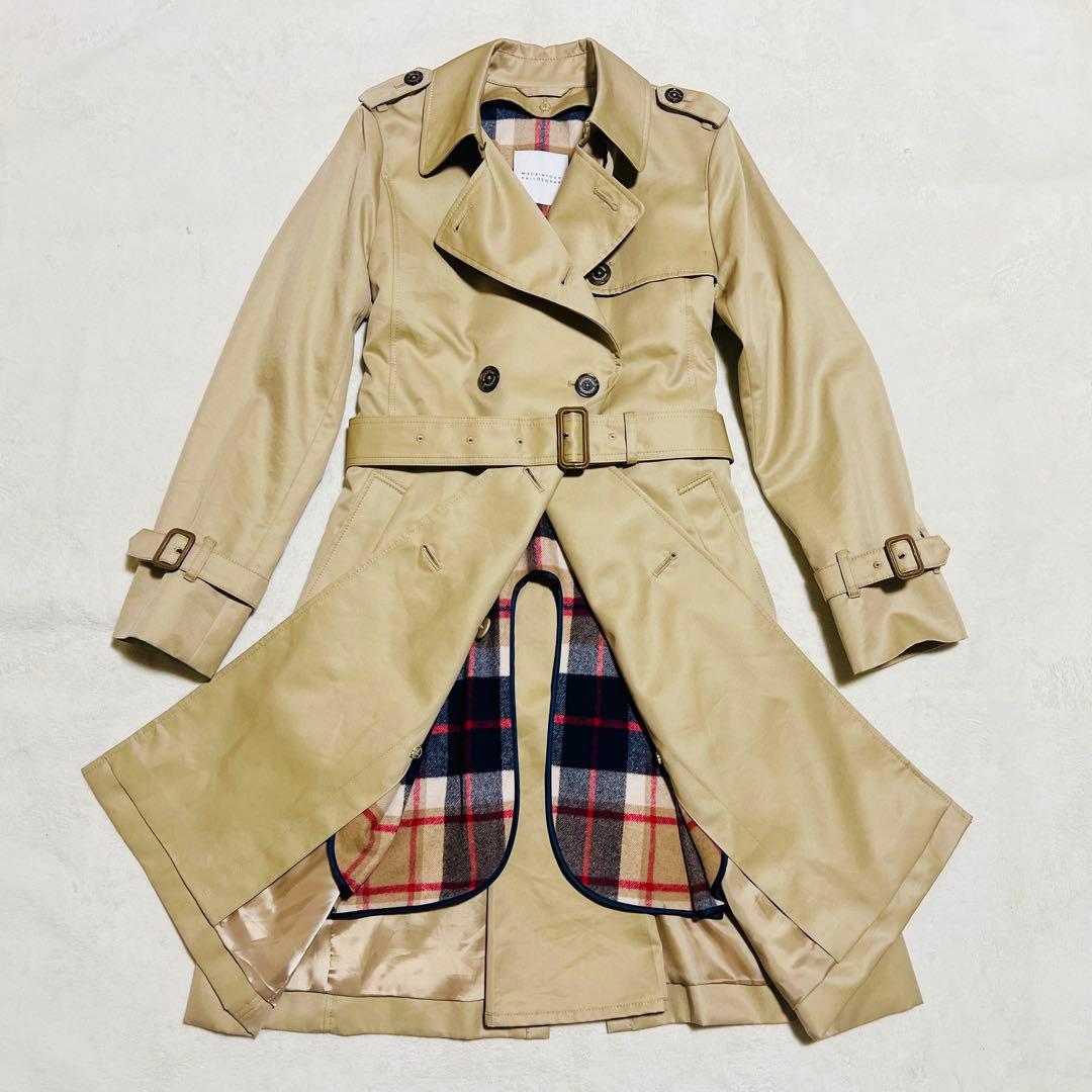 【極美品】マッキントッシュフィロソフィー トレンチコート サイズ40 ベージュ
