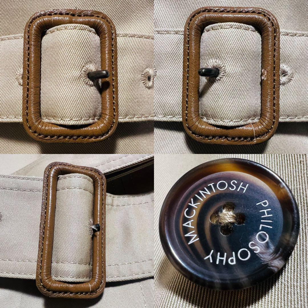 【極美品】マッキントッシュフィロソフィー トレンチコート サイズ40 ベージュ