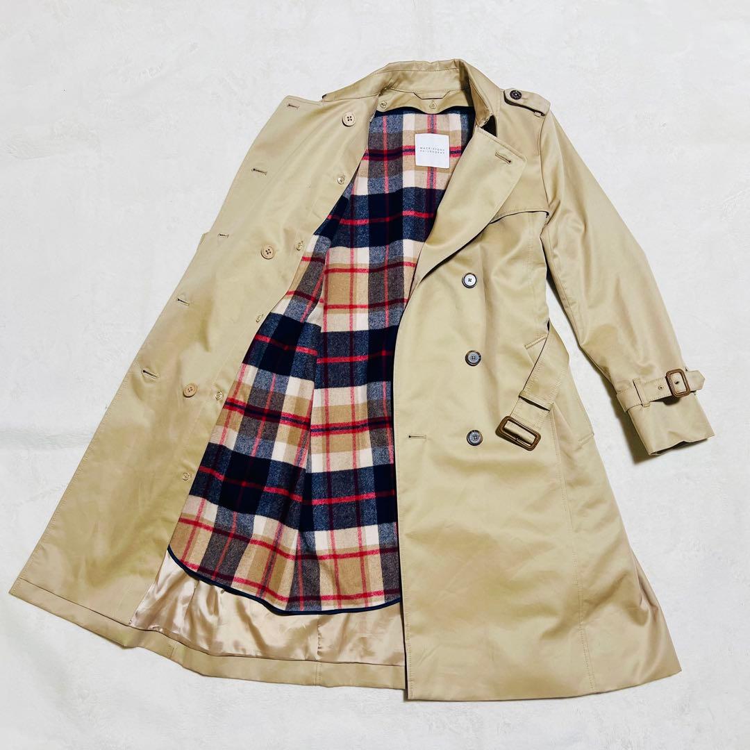 【極美品】マッキントッシュフィロソフィー トレンチコート サイズ40 ベージュ