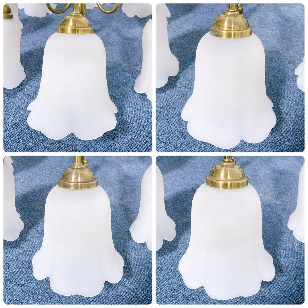 【美品】コイズミ AAN485995 アンティーク 8灯シャンデリア 照明器具