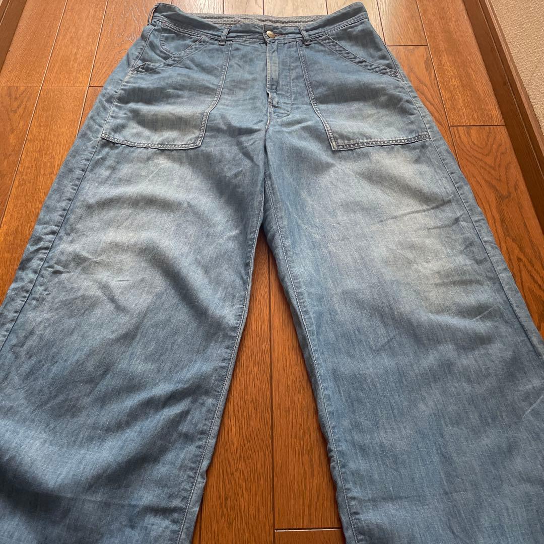 【45R】コットンリネンデニムの908ペインターパンツ ⭐︎