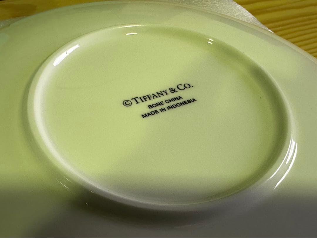 G1736 ティファニー カラーブロック デザートプレート 2枚セット 皿