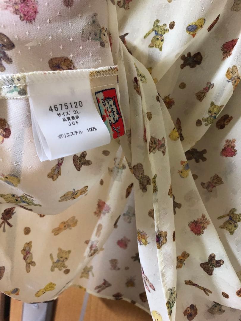 yukiemon トランポリンブラウス　☆3L☆fl5☆大きいサイズ