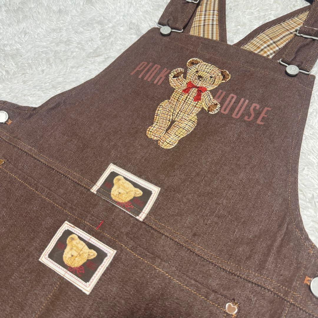 極上美品 PINK HOUSE ヴィンテージ デニム ジャンパースカート