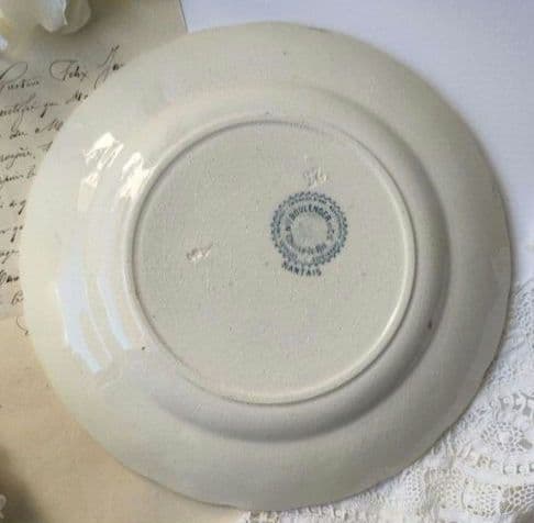 美品　ジョワジールロワ　nantais　平皿　フランスアンティーク