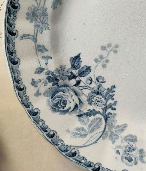 美品　ジョワジールロワ　nantais　平皿　フランスアンティーク