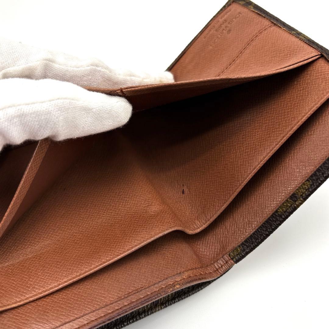 人気　ヴィトン モノグラム ポルトモネビエカルトクレディ Wホック 2つ折り財布