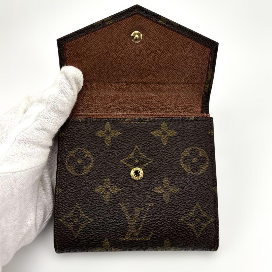 人気　ヴィトン モノグラム ポルトモネビエカルトクレディ Wホック 2つ折り財布