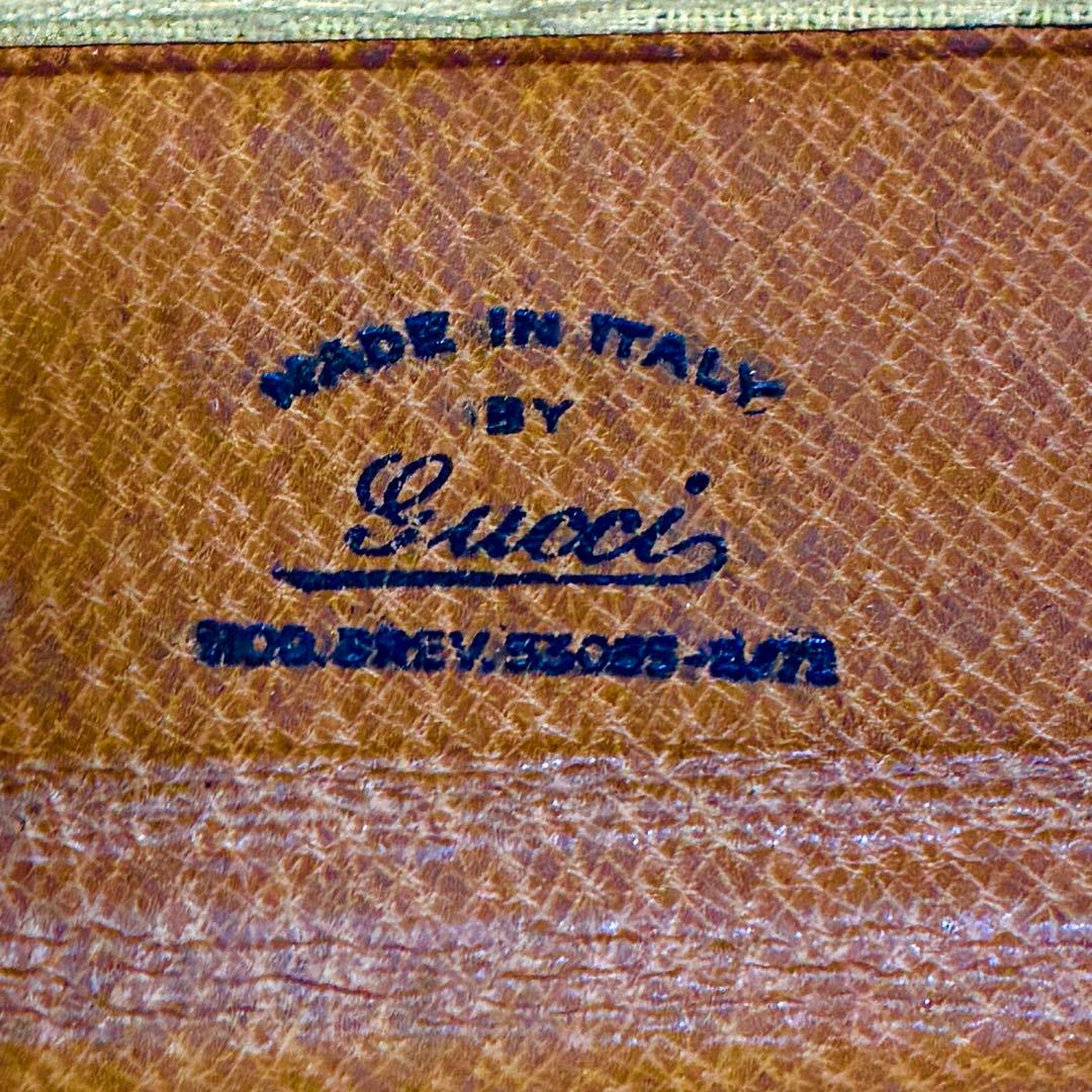 超希少✨GUCCIグッチ アンティーク トランクケースト シェリーライン
