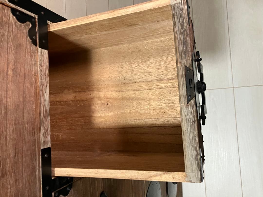 ②★希少★おしゃれ　大正時代 絹ダンス　和ダンス　和箪笥 収納家具【引取限定】