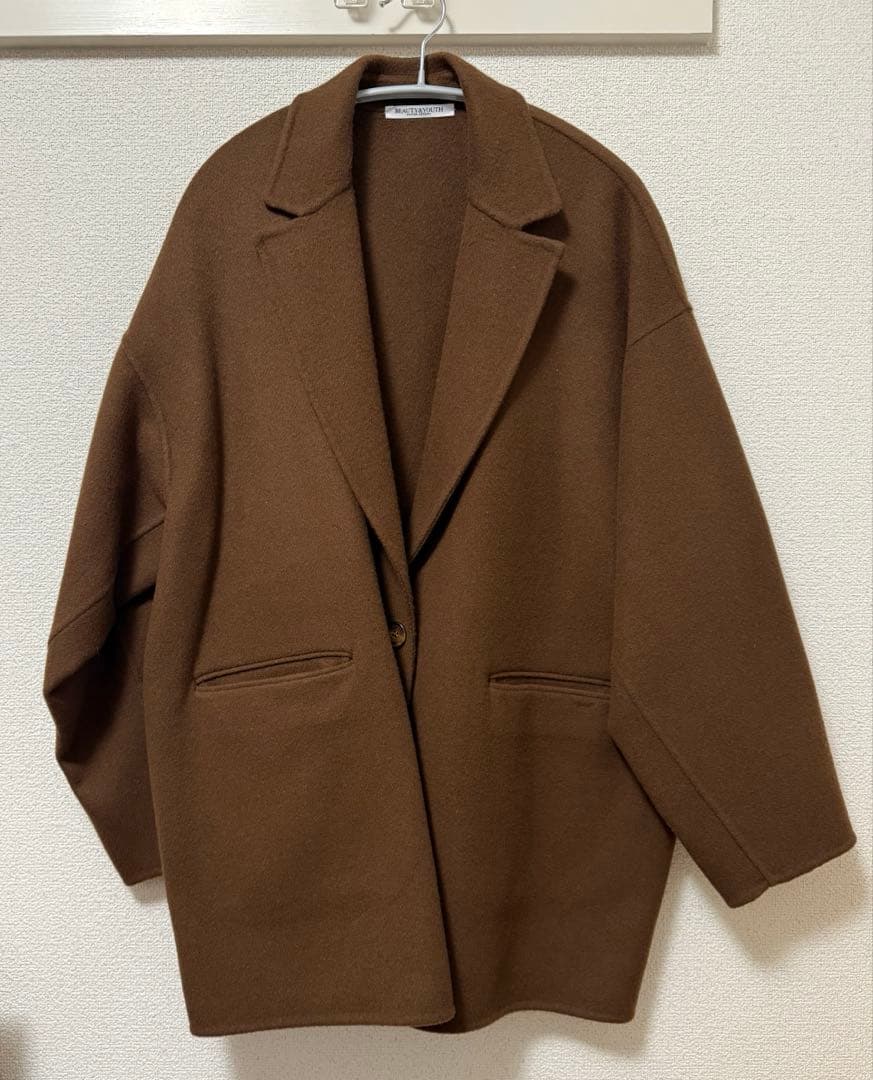 BEAUTY&YOUTH ウールコート チェスターコート　ブラウン　茶色