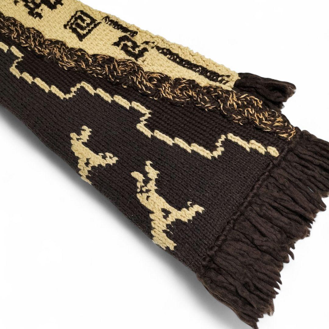 新品 KAPITAL 手編みマフラー キャピタル Kountry カウチン 縮絨