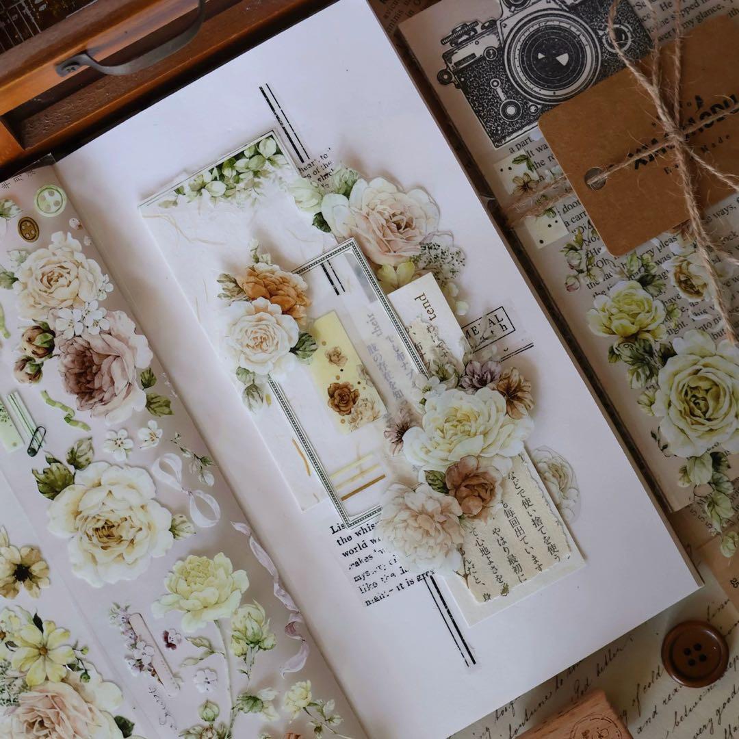 ⭐️SALE⭐️ 壹洱原创《文字幻想》海外マスキングテープ　マステ 【2357】