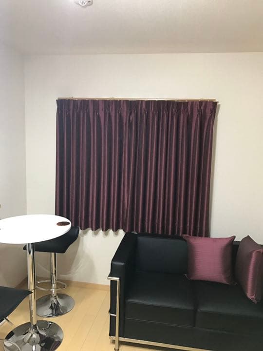 高機能カーテン(紫外線カット)×8枚＋クッション×2個