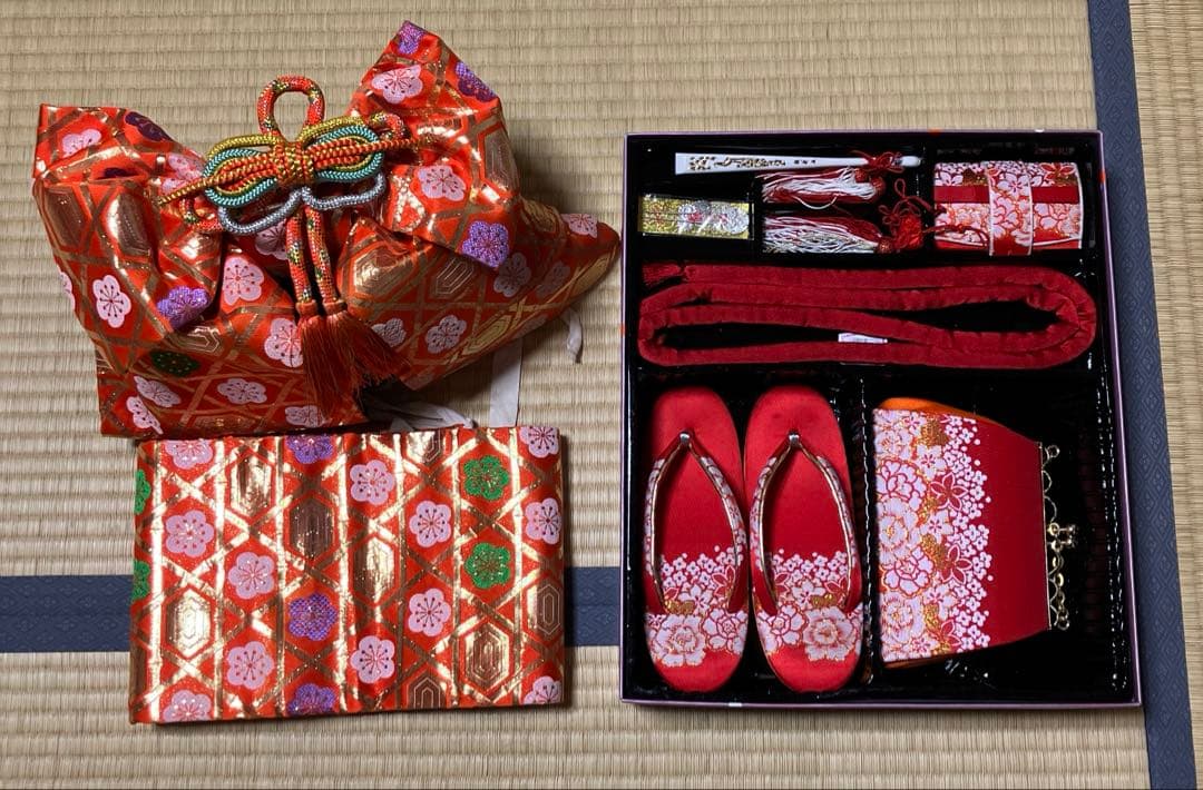 七五三　高級ハコセコ8点セット ７歳用