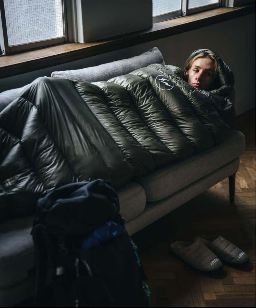 【新品未使用】NANGA×FRAGMENT SQUARE FOOT400 カーキ